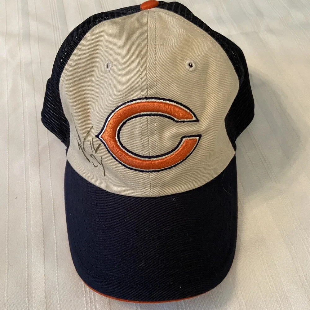 Chicago Bears Autographed Pat‎ O'Donnell NFL Authentic Snapback Hat Cap